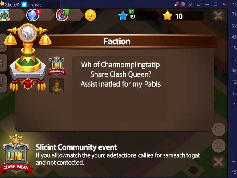 Championship Table Clash Queen community event